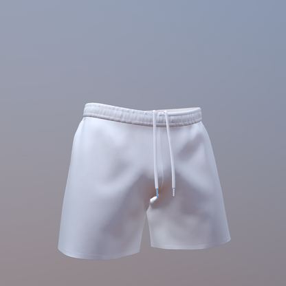 3D Gym Shorts (Above Knee) with textures